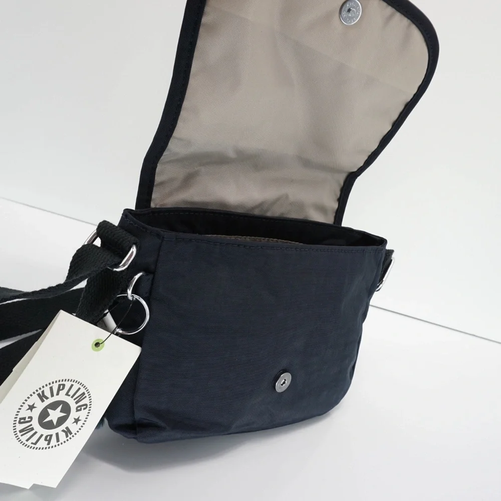 Kipling Sabian Crossbody Mini Shoulder Bag Polyamide AC8280 True Blue Tonal NWT - Picture 5 of 10